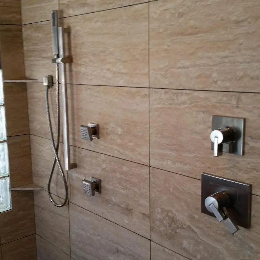 Shower fixture installation for Water Heater Replacement in Burlington